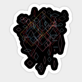 Diamond abstract Sticker